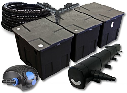SunSun Kit complet: CBF-350C Filtre de bassin jusquà 90000 L