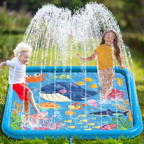 Tapis jet d'eau
