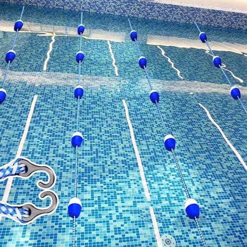 Lignes de couloir de natation visibles pour la sécurité en p